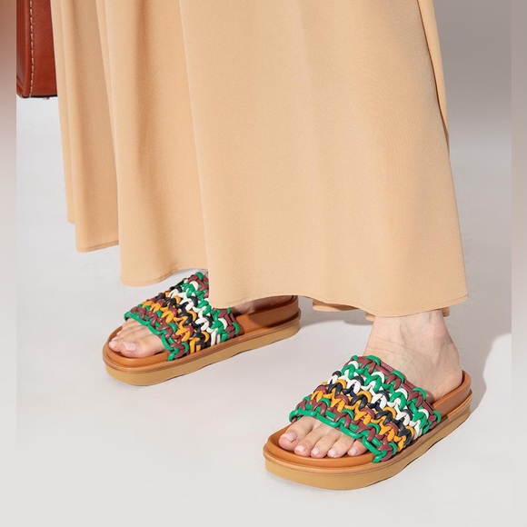 Chloe Wavy Platform Sandals 36 - Picture 2 of 14